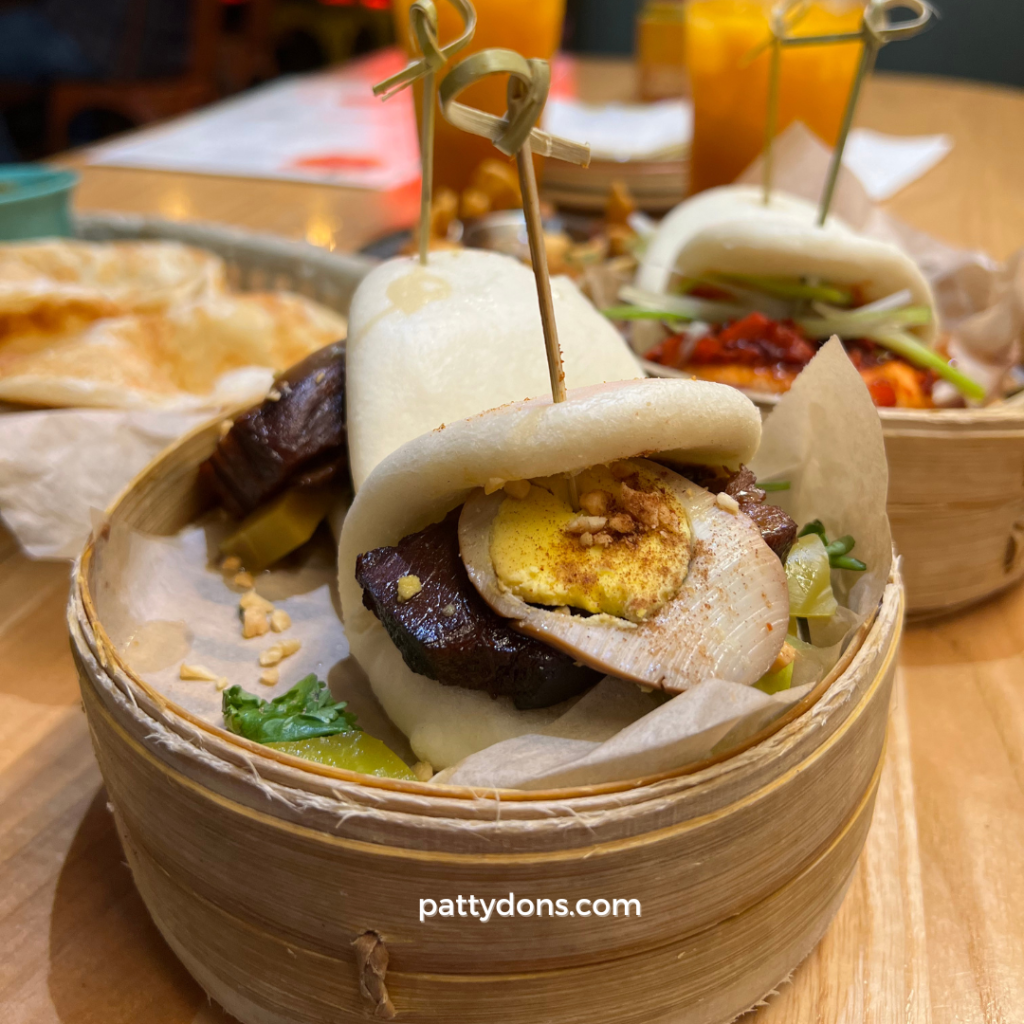 Pork Bao Buns in Hawkers Asian Street Food