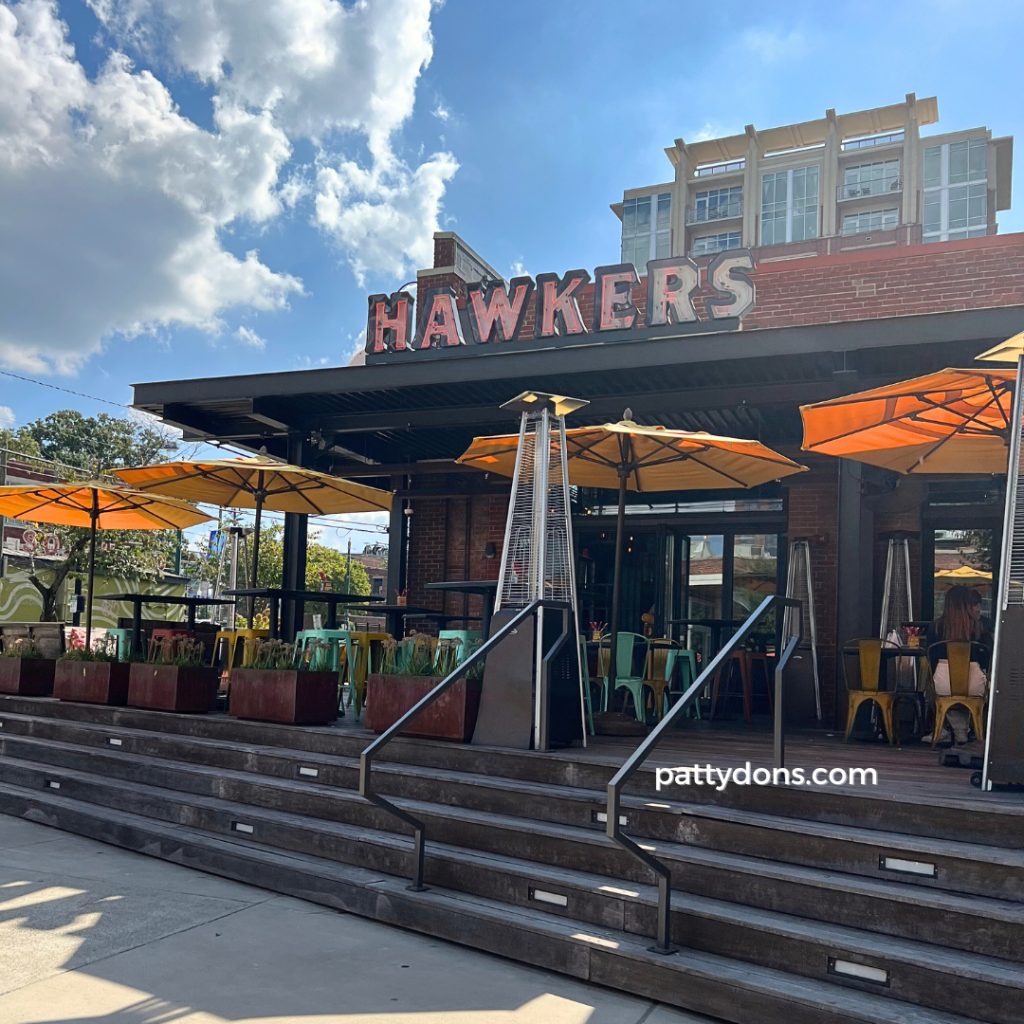 Hawkers Asian Street Food Outdoor Seating